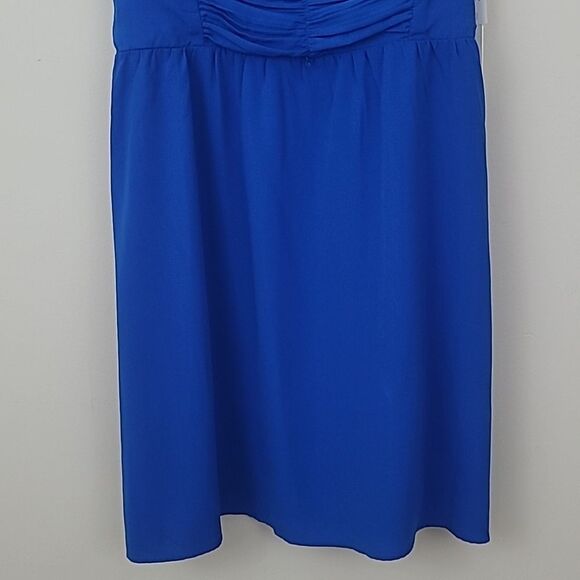 LOVE REIGN Cobalt Blue Sun Dress with Rouched Bust. Size XL - Picture 5 of 10